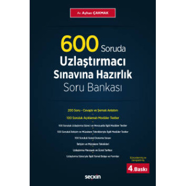 600 Soruda Uzlaştırmacı Sınavına Hazırlık<br />Soru Bankası